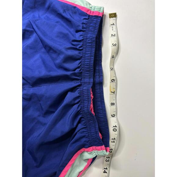 NIKE Dri-Fit TEMPO Royal Blue/Pink/Grey Athletic Lined Running Shorts Womens MD - Picture 4 of 5